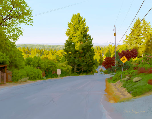 "One Lane Road" Giclee Print